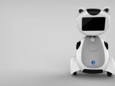 Cusbo robot that looks like bear Free 3D model