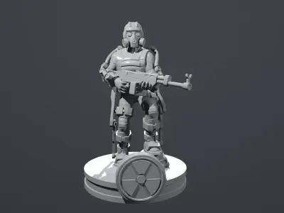 Chibi Mutant Fighter 3D print model
