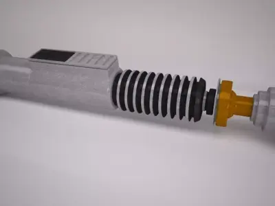 Luke Skywalker Weapon 3D model