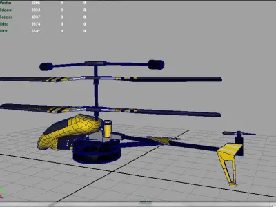 RC Helicopter AAA 3D model