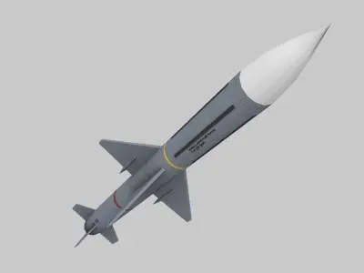 missile 3D model