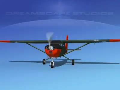 Cessna T-41 Mescalero Salvador Air Force 3D model