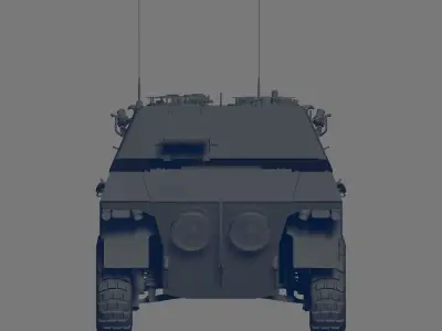 Radkampfwagen 90 3D model