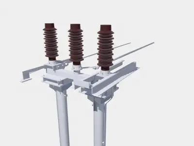 MSR Power Poll Low-poly 3D model