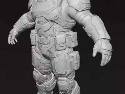 Heavy guy 3D model