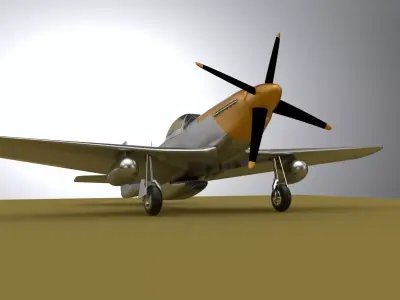 P-51 Mustang 3D model