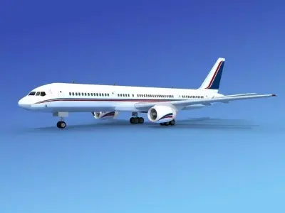 Boeing 757-200 Corporate 3 3D model