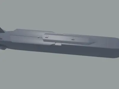 Storm Shadow air launched cruise missile 3D print model