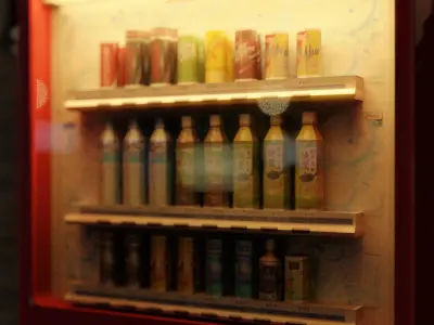 Low Poly Vending Machine Free low-poly 3D model