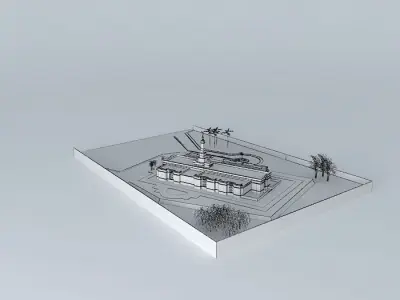 LDS.Temple Tampico, Tamaulipas.México 83rd. operating temple. Free 3D model