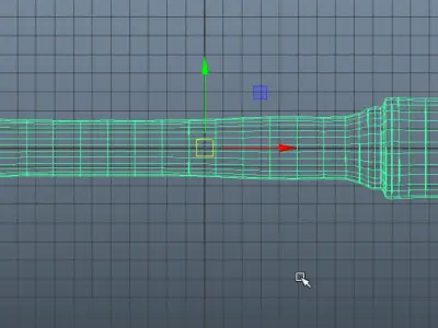 World War 2 German M24 Stick Grenade Low Poly Model Low-poly 3D model