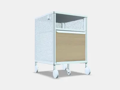BEKANT Storage unit on castors Free 3D model