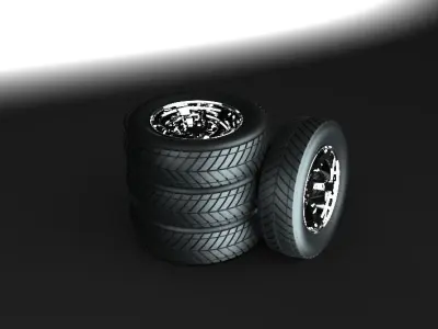 P 215  60 R 15 96 H Tyre Free 3D model