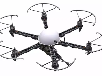 AirCraft 01 - Drone 3D model