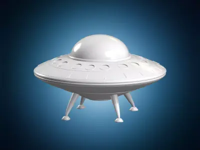 UFO Flying Saucer 3D Print Model 3D print model