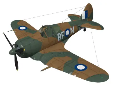 CAC CA-13 Boomerang 3D model