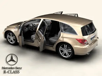 Mercedes R Class 3D model buy