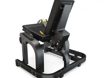 Technogym - Plate Loaded - Leg Extension 3D model