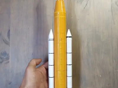 NASA SLS - STL files of the 3D printed rocket 3D print model