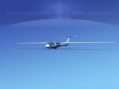 SZD-36 Cobra Glider V12 3D model