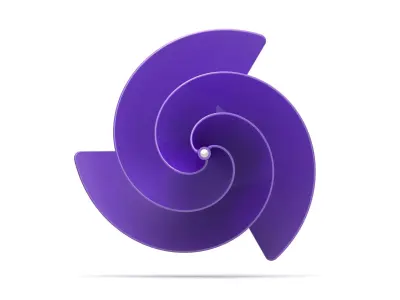 Archimedes wind turbine 3D print model