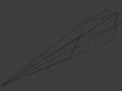 Realistic Paper Plane  Low-poly 3D model