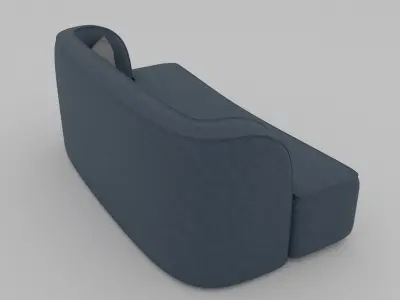 Sofa and pillow Free 3D print model