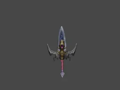 Zeloeman Sword A 21 Low-poly 3D model