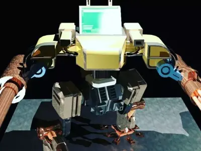 Mechanical Robot V1 3D model