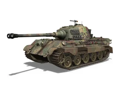 Panzerkampfwagen VI - Ausf B - Tiger II - 313 3D model