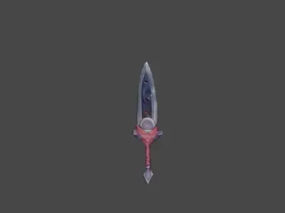 Zeloeman Sword A 48 Low-poly 3D model