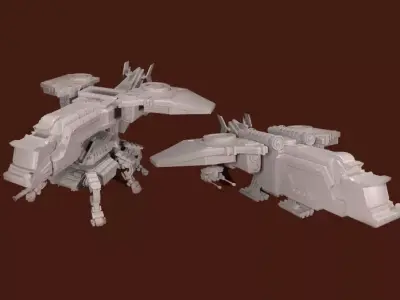 28mm Transport Flyers 3D print model