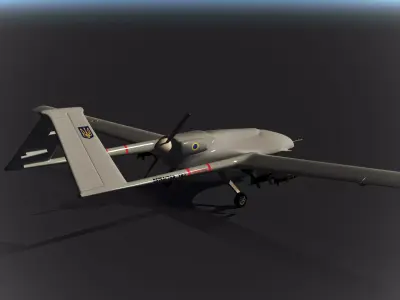 Bayraktar TB2 3D model