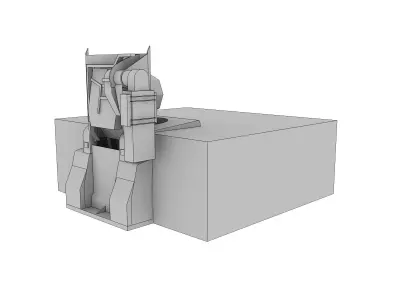 Furnace Machine Free low-poly 3D model