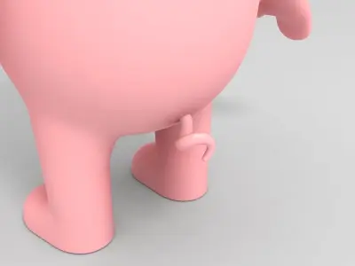 Pig Character 3D model