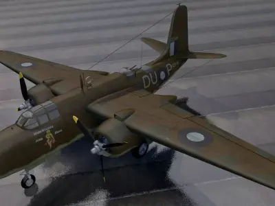 Douglas Havoc Mk-2 - RAAF 3D model