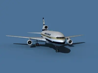Lockheed L-1011-50 American Trans Air 1 3D model