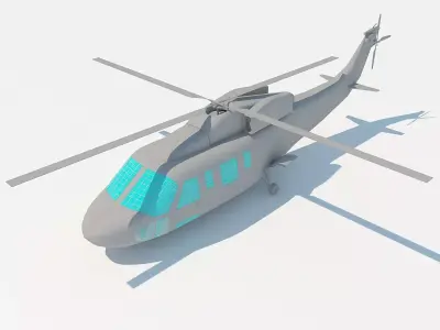 Helicopter MAX 2011 3D model