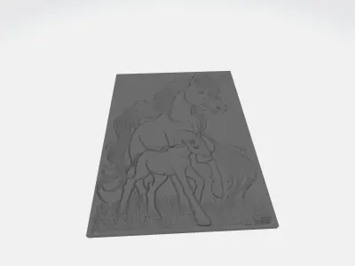 Horse 3D Free 3D print model