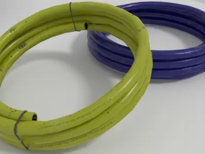 Low poly PVC gas or water pipes Low-poly 3D model