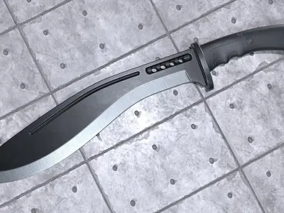 Knife-Kurki Low-poly 3D model