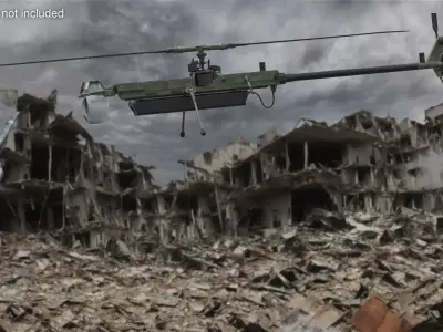 Military Surveillance Drone 3D model