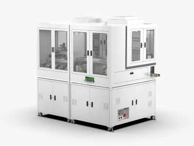 Automatic Labeling and Sealing Machine 3D model