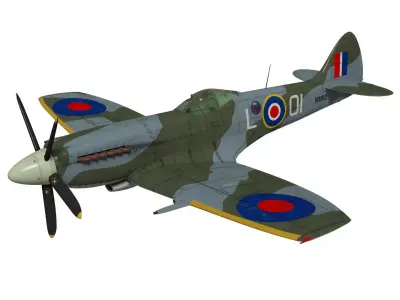 Supermarine Spitfire Mk-XIVe 3D model