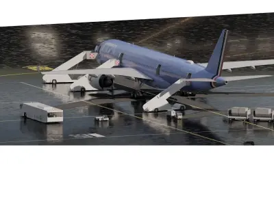 ITA AIRWAYS A350 900 3D model