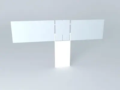 Deck 2x8 main support beam Free 3D model