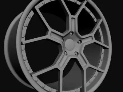 Exclusive rims 3D model