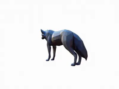 The Wolf Is A Powerful Intelligent Predator 3D model