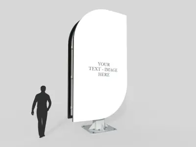 Billboard M9 Low-poly 3D model