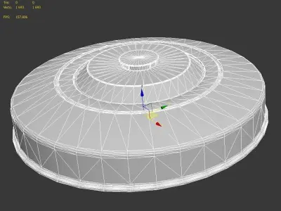 Anti-Tank Land Mine MK-7 Low-poly 3D model